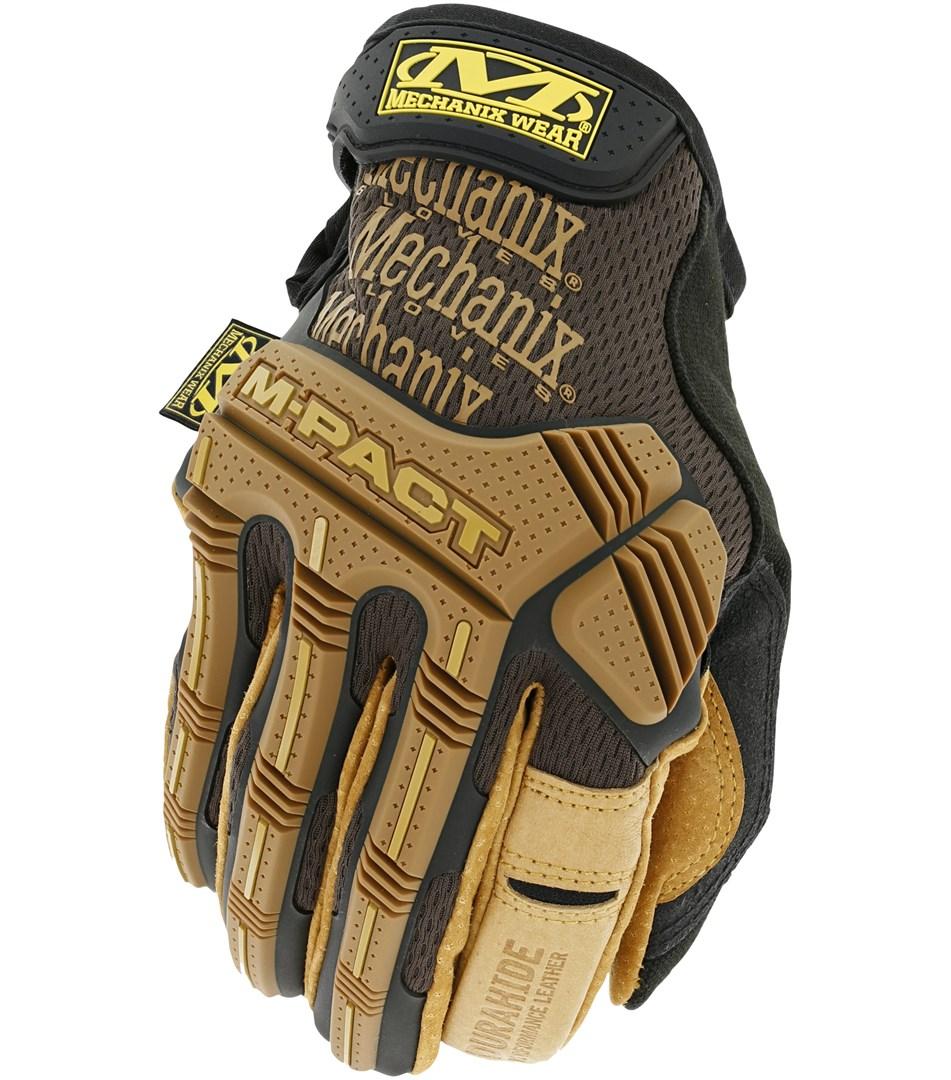 Mechanix Wear PirštinėsMechanix Durahide™ M-Pact® XL dydis. Velcro, TrekDry®, oda, delno, krumplių, pirštų apsauga, D30® apsauga nuo vibracijos