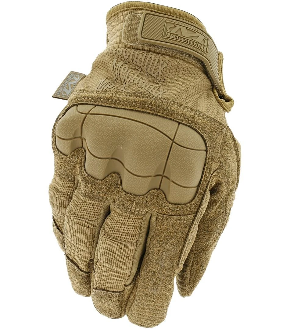 Mechanix Wear Pirštinės Mechanix M-Pact® 3 Coyote XL dydis. Velcro, TrekDry®, dirbtinė oda, delno, krumplių, Armortex®, pirštų apsauga, D30® apsauga nuo vibracijos