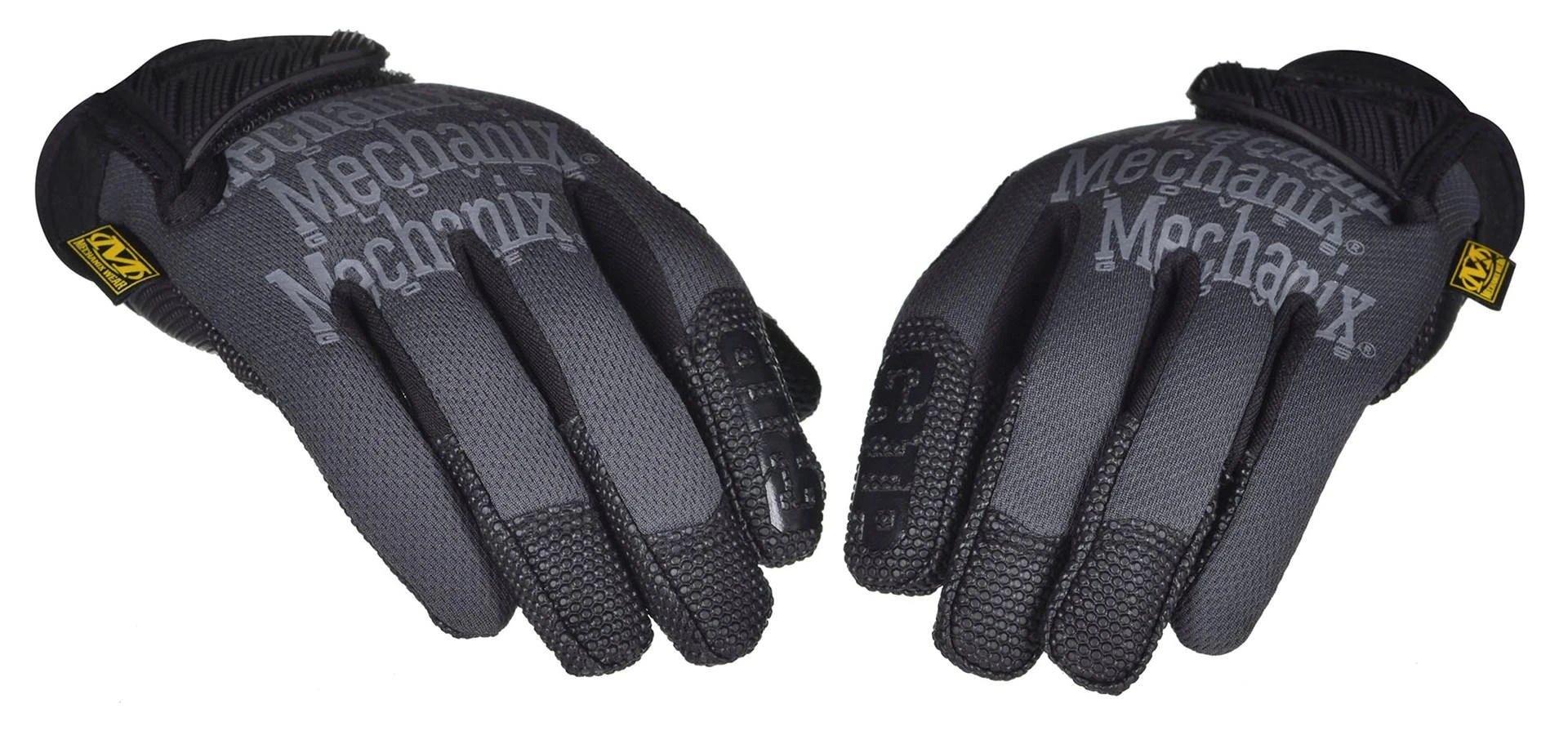 Mechanix Wear Pirštinės Mechanix Specialty Grip juodos/pilkos M dydis. Velcro, gumuotas delnas, Trek Dry