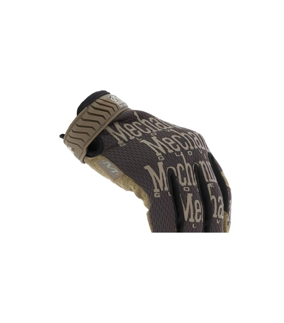 Mechanix Wear Pirštinės The Original® rudos L dydis. Velcro, dirbtinė oda, TrekDry®