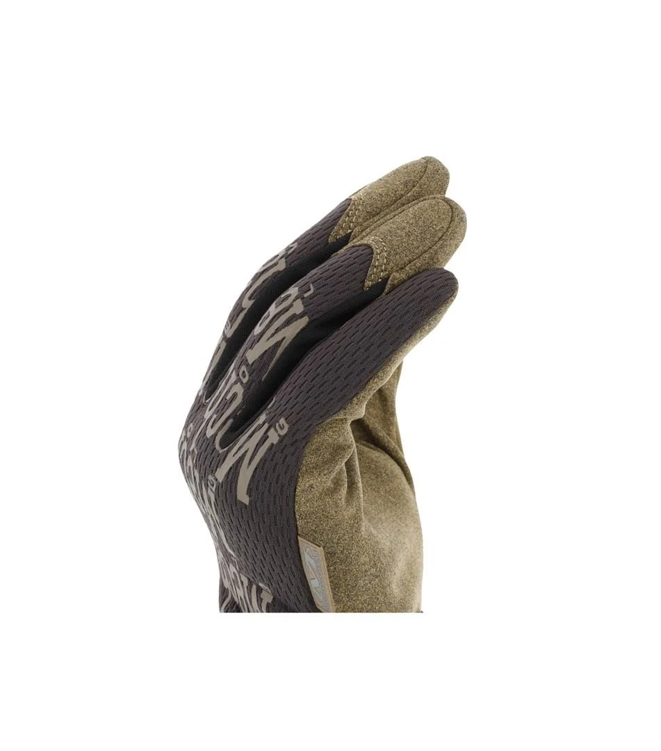 Mechanix Wear Pirštinės The Original® rudos XL dydis. Velcro, dirbtinė oda, TrekDry®