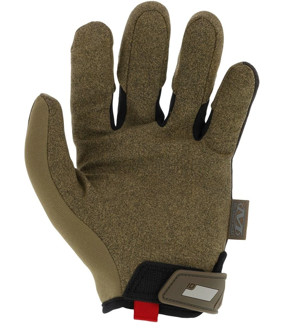 Mechanix Wear Pirštinės The Original® rudos XL dydis. Velcro, dirbtinė oda, TrekDry®
