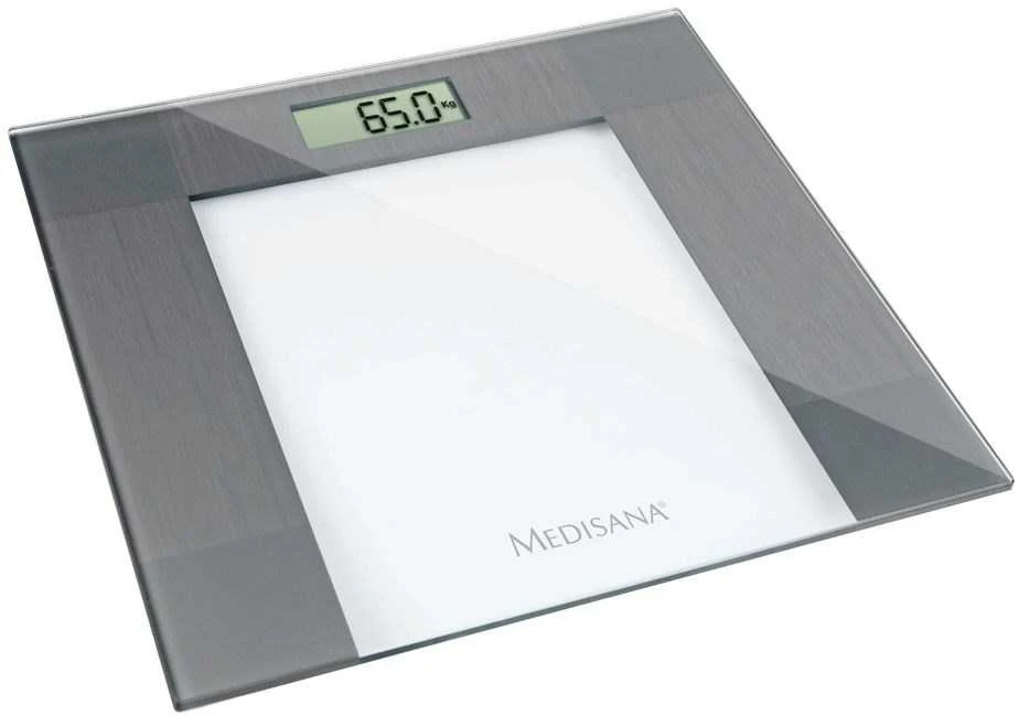 Virtuvinės svarstyklės Medisana | PS 400 | Kūno svarstyklės | Maksimalus svoris (keliamoji galia) 150 kg | Sidabrinis