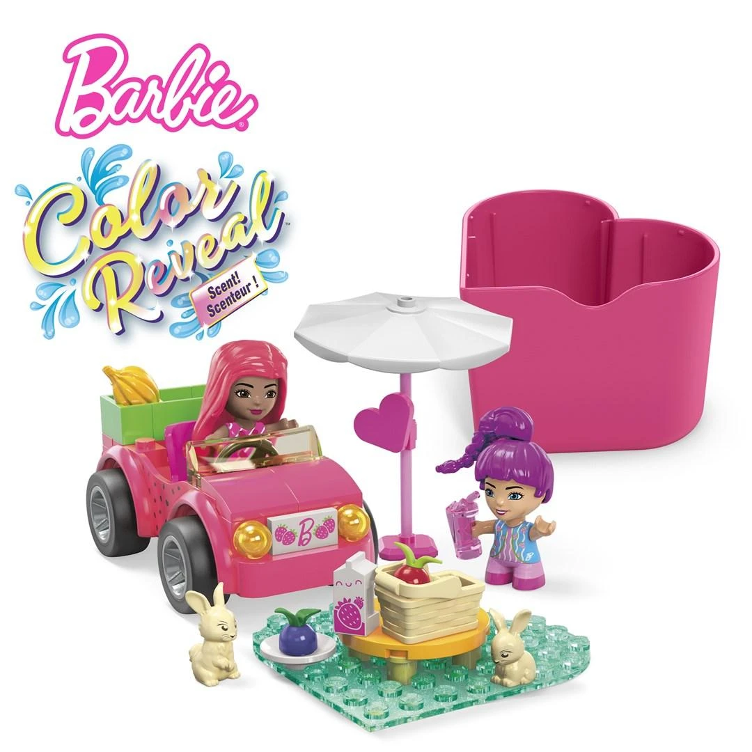 Mattel Kaladėlės Barbie kabrioletas linksmai kelionei