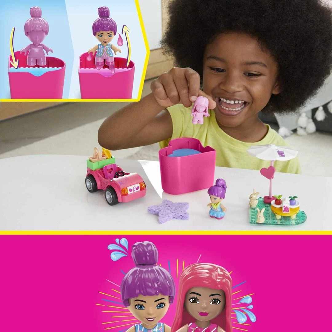 Mattel Kaladėlės Barbie kabrioletas linksmai kelionei