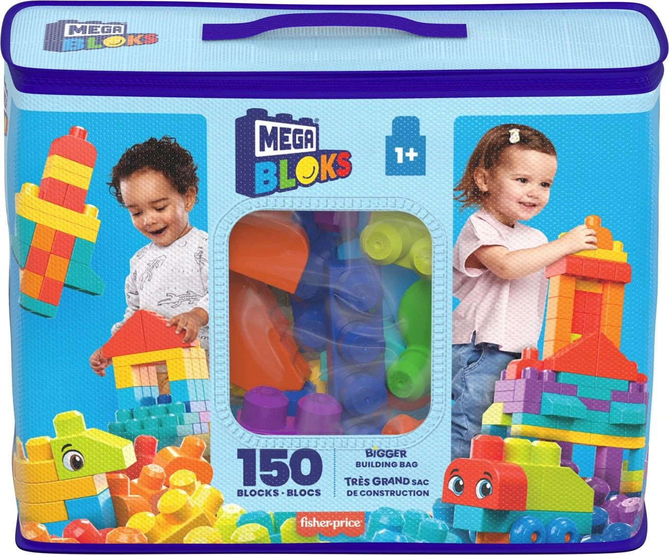 Mega bloks kaladėlių rinkinys (150 det.)