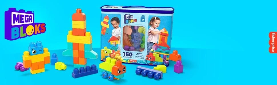 Mega bloks kaladėlių rinkinys (150 det.)
