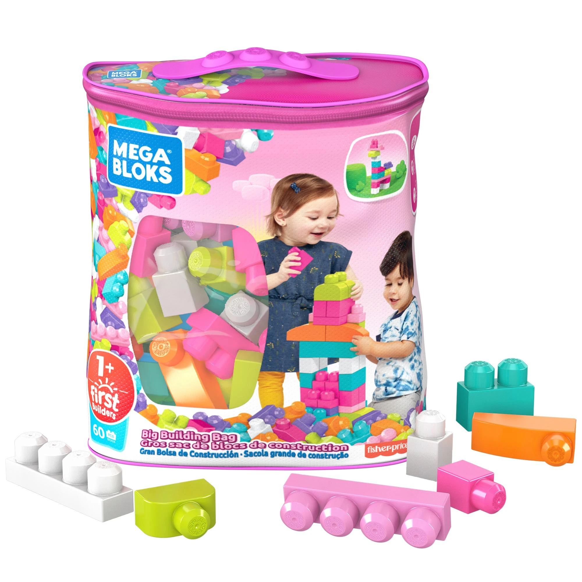 Kaladėlių rinkinys MEGA BLOKS CYP67 (60 detalių), atsitiktinis variantas