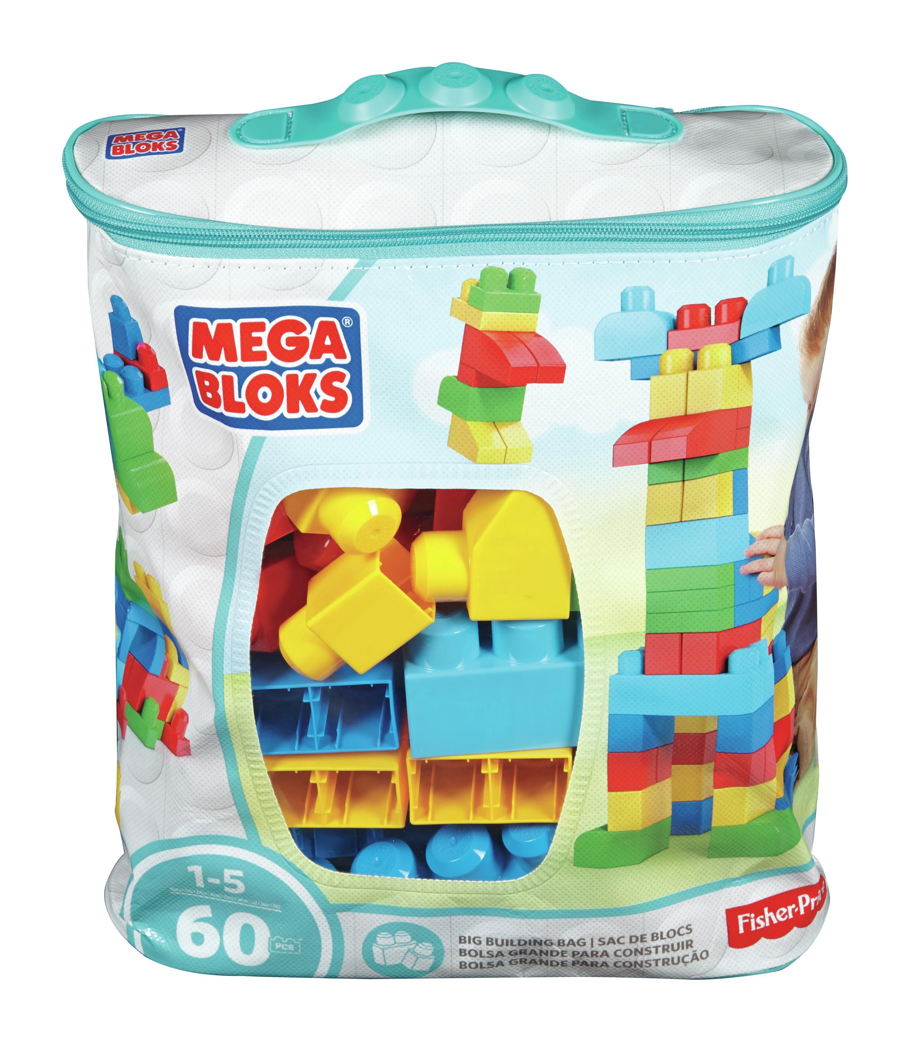 Kaladėlių rinkinys MEGA BLOKS CYP67 (60 detalių), atsitiktinis variantas