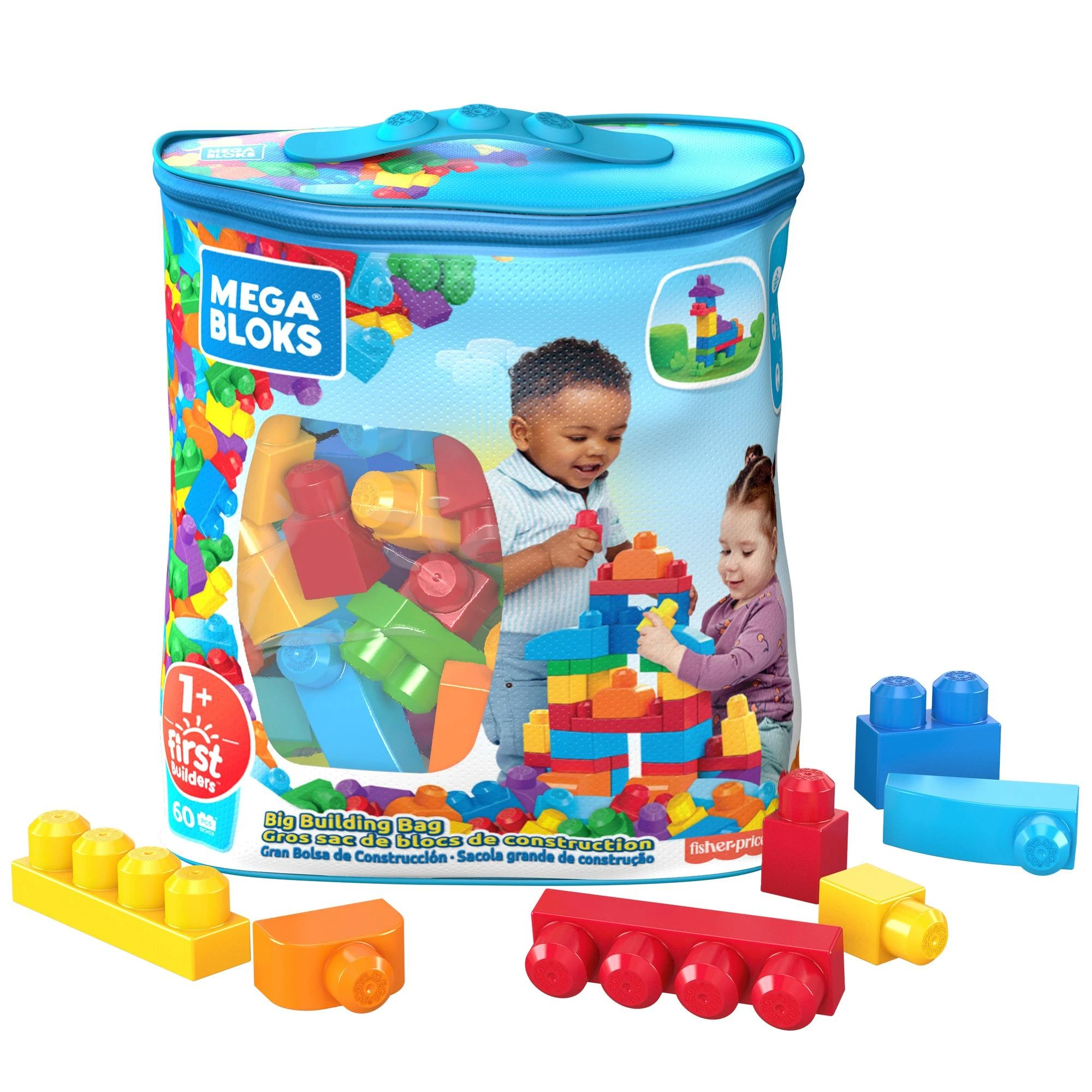 Kaladėlių rinkinys MEGA BLOKS CYP67 (60 detalių), atsitiktinis variantas