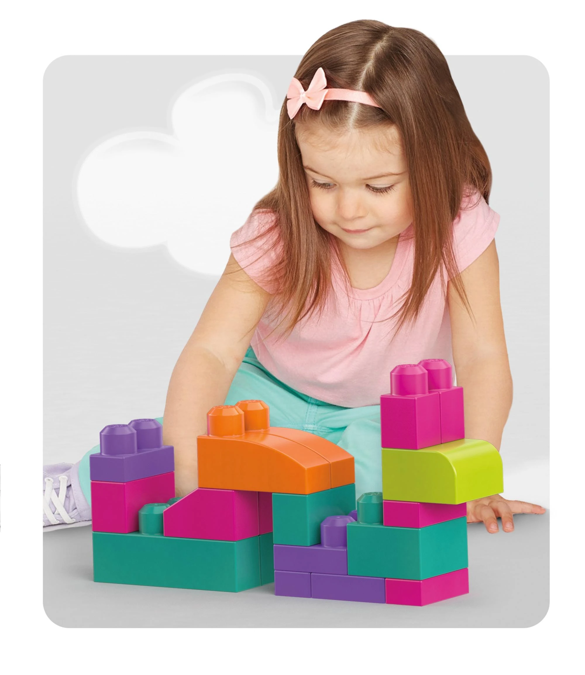 Kaladėlių rinkinys MEGA BLOKS CYP67 (60 detalių), atsitiktinis variantas