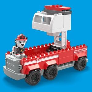 Pow Patrol Mega Bloks rinkinys „Maršalo gaisrinės sunkvežimis“