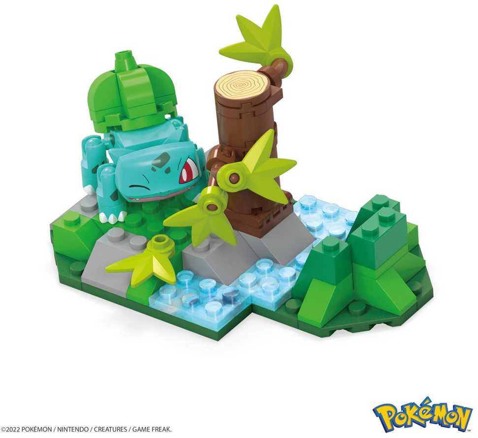 Mattel Mega Construx Blocks Pokemon Bulbasaur Forest Fun