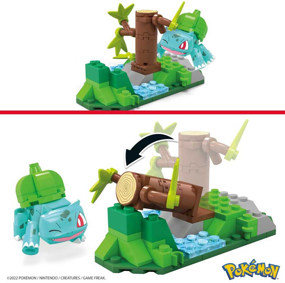 Mattel Mega Construx Blocks Pokemon Bulbasaur Forest Fun
