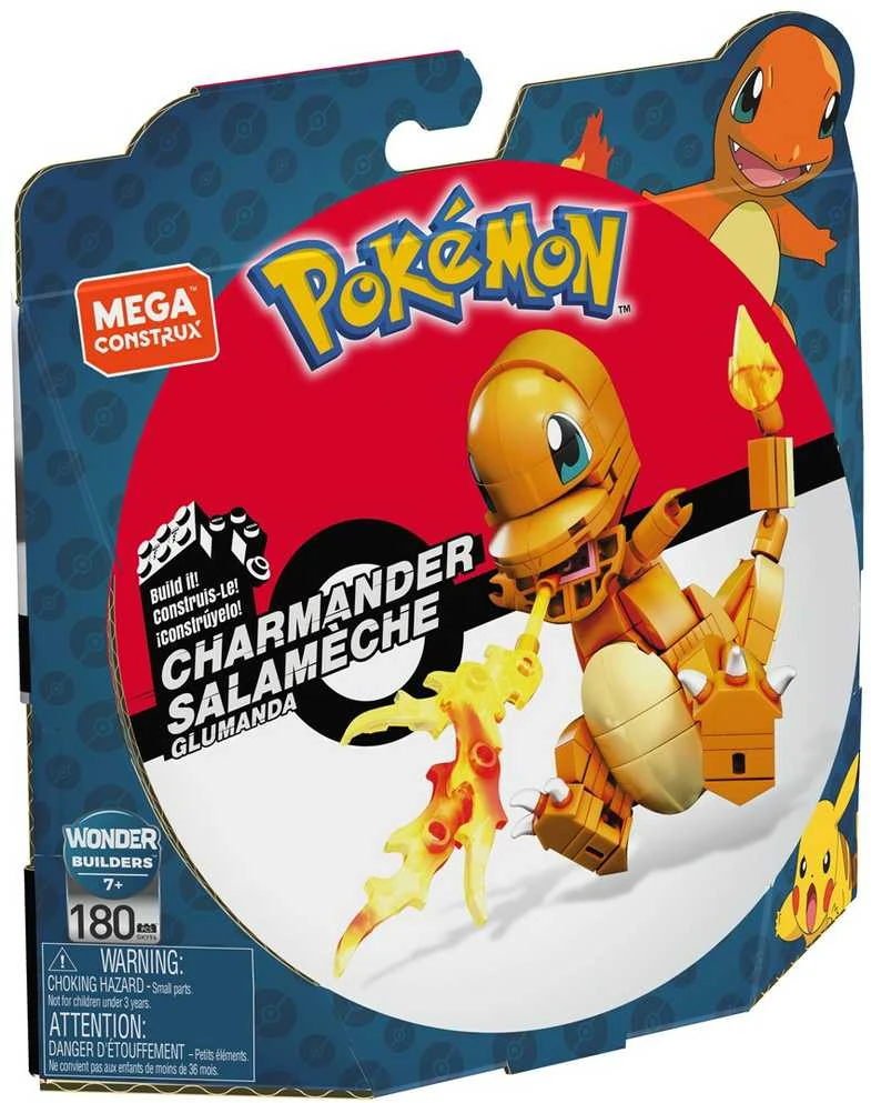 Mattel MEGA CONSTRUX POKEMON rinkinys – Charmander (GKY96)