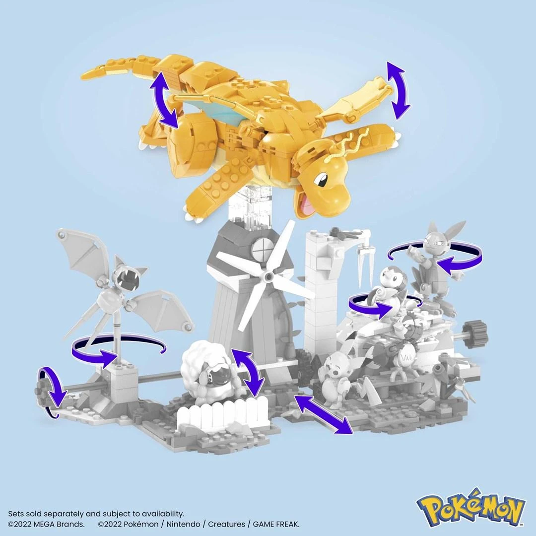 Mattel „Mega Construx Pokemon“ rinkinys „Dragonite“