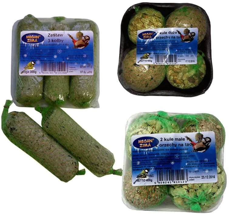 Pašaras laukiniams paukščiams Megan, 4 x 220 gr