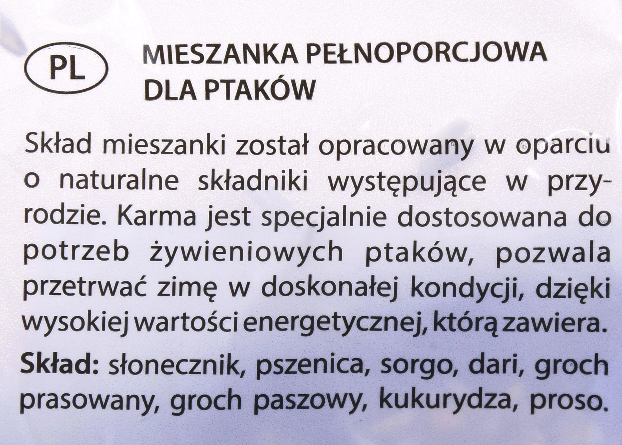Pašaras laukiniams paukščiams Megan, 1.076 kg