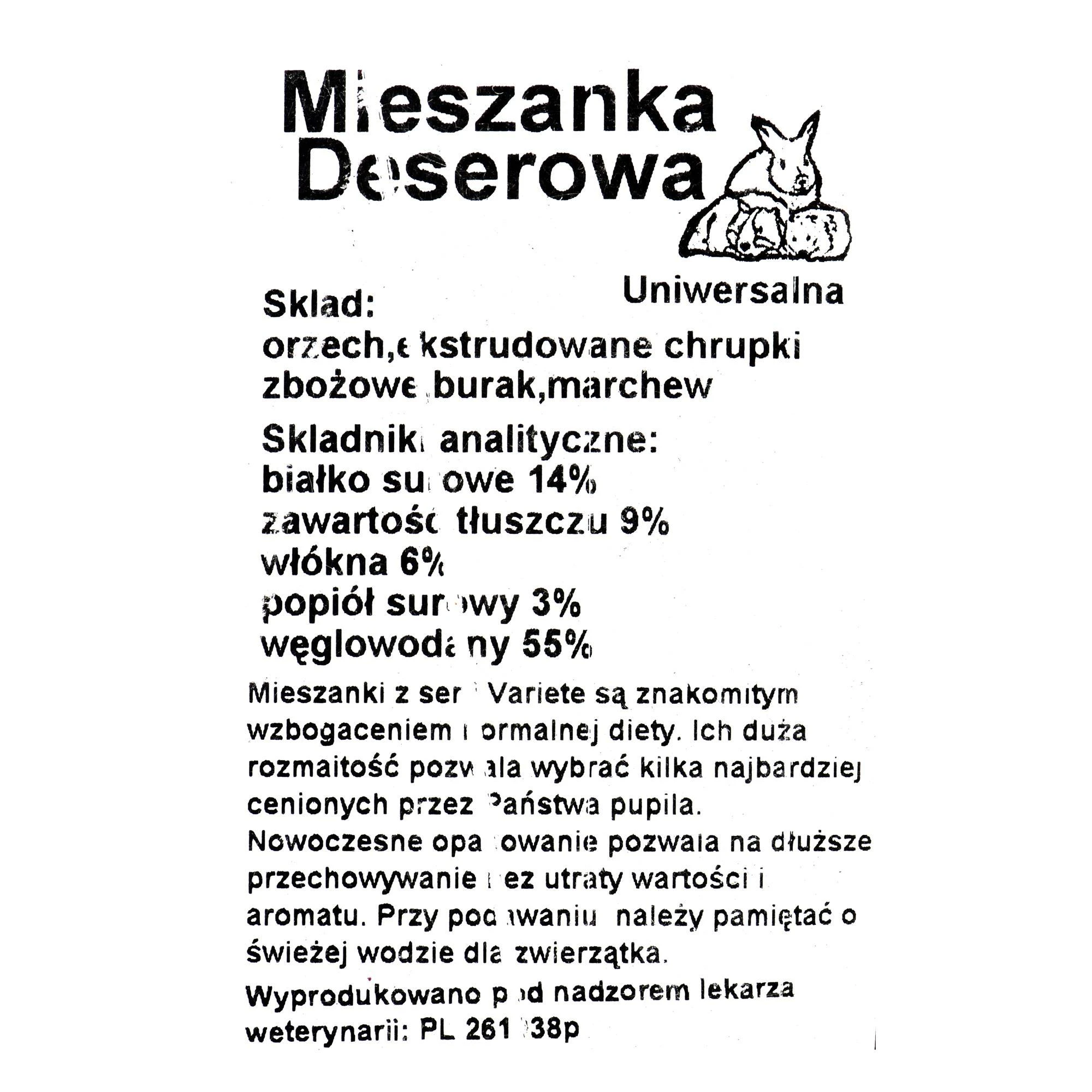 Pašaras graužikams Megan Variete Desert, 260 gr