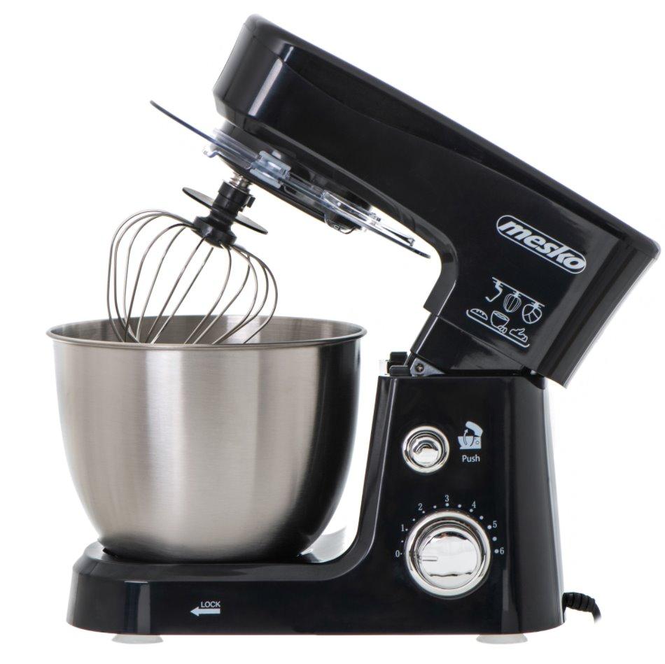 Virtuvinis kombainas Adler Mesko | MS 4217 | 1200 W | Greičių skaičius 6 | Bowl capacity 3.5 L | Nerūdijantis plienas/Juodas