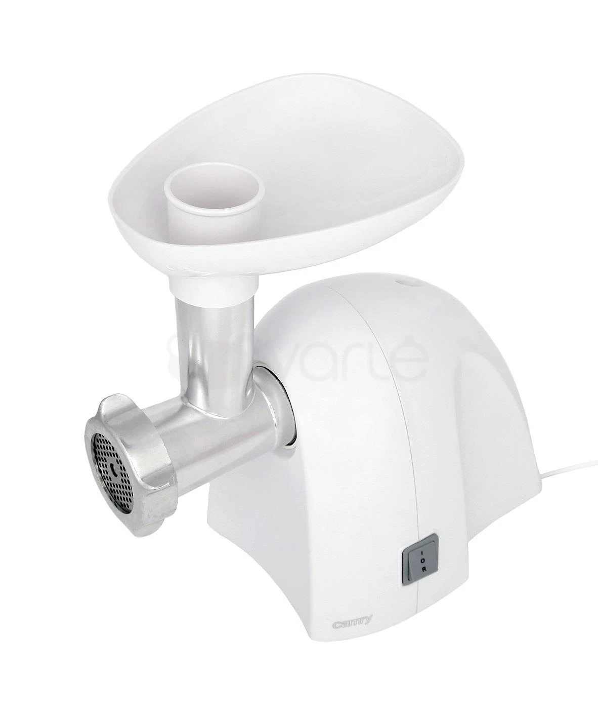 Mėsmalė Camry | CR 4802 | Baltas | 600-1500 W | Greičių skaičius 1 | Middle size sieve, mince sieve, poppy sieve, plunger, sausage filler, vegatable attachment.