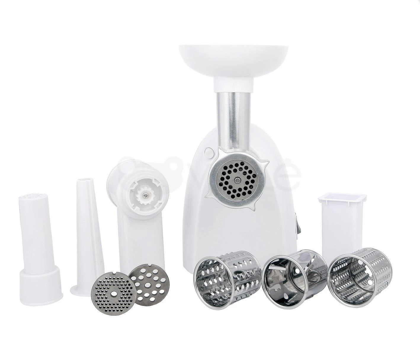 Mėsmalė Camry | CR 4802 | Baltas | 600-1500 W | Greičių skaičius 1 | Middle size sieve, mince sieve, poppy sieve, plunger, sausage filler, vegatable attachment.
