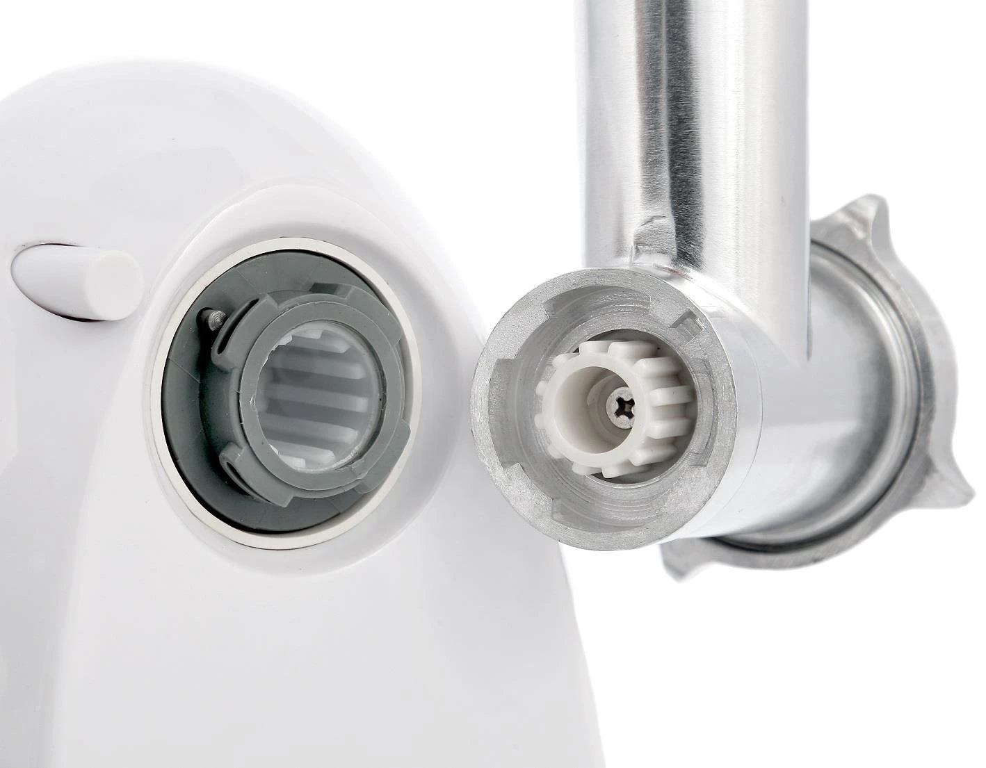Mėsmalė Camry | CR 4802 | Baltas | 600-1500 W | Greičių skaičius 1 | Middle size sieve, mince sieve, poppy sieve, plunger, sausage filler, vegatable attachment.