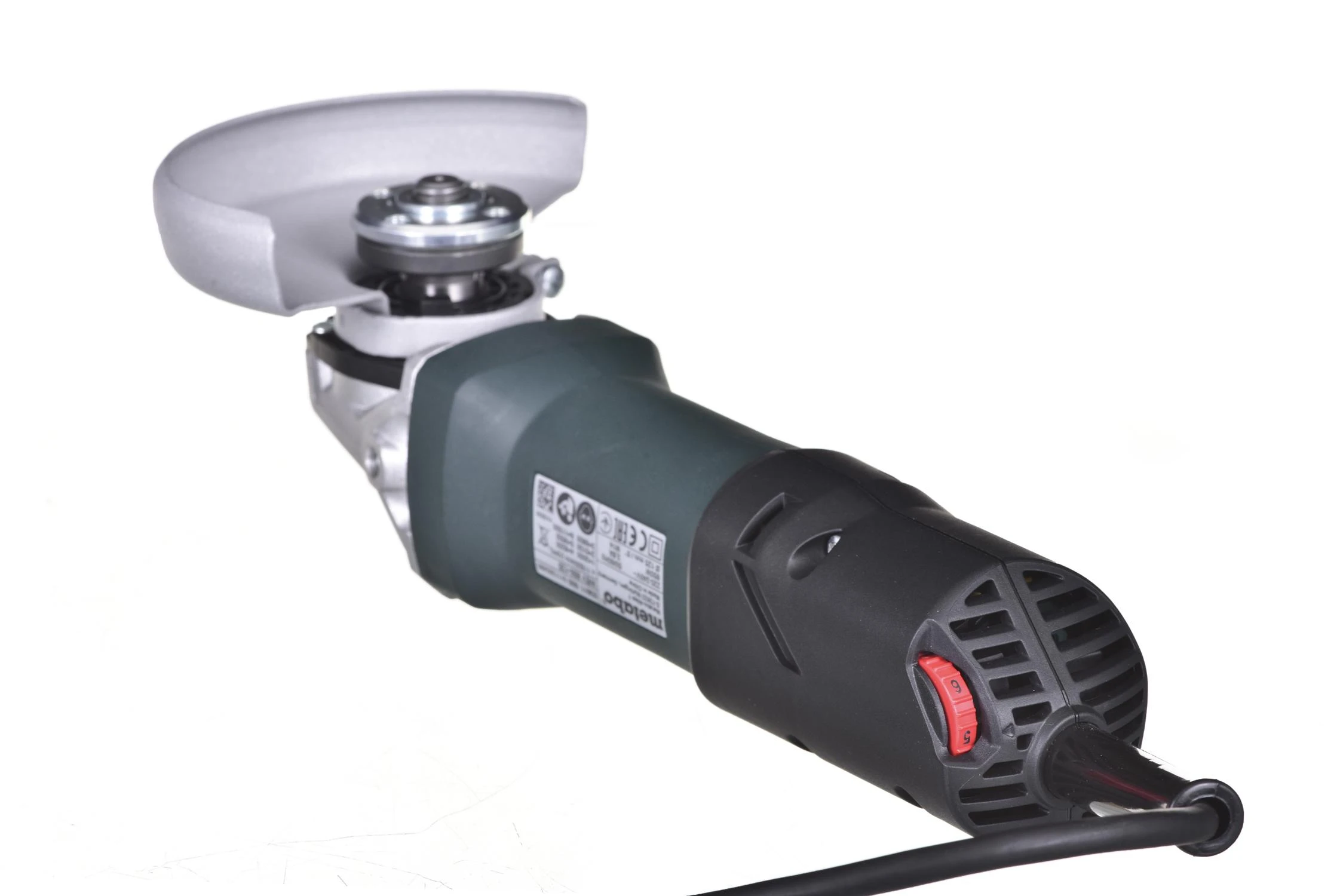 Metabo kampinis šlifuoklis WEV 850, 850W, 125 mm, sūkių reguliavimas