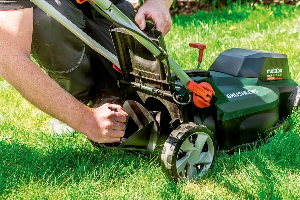 Akumuliatorinės vejapjovės RM 36-18 LTX BL 36, korpusas, Metabo