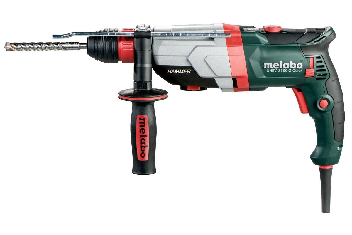 Perforatorius UHEV 2860-2 Quick SDS-Plus 3,4J, lagaminas, papildomas griebtuvas, Metabo