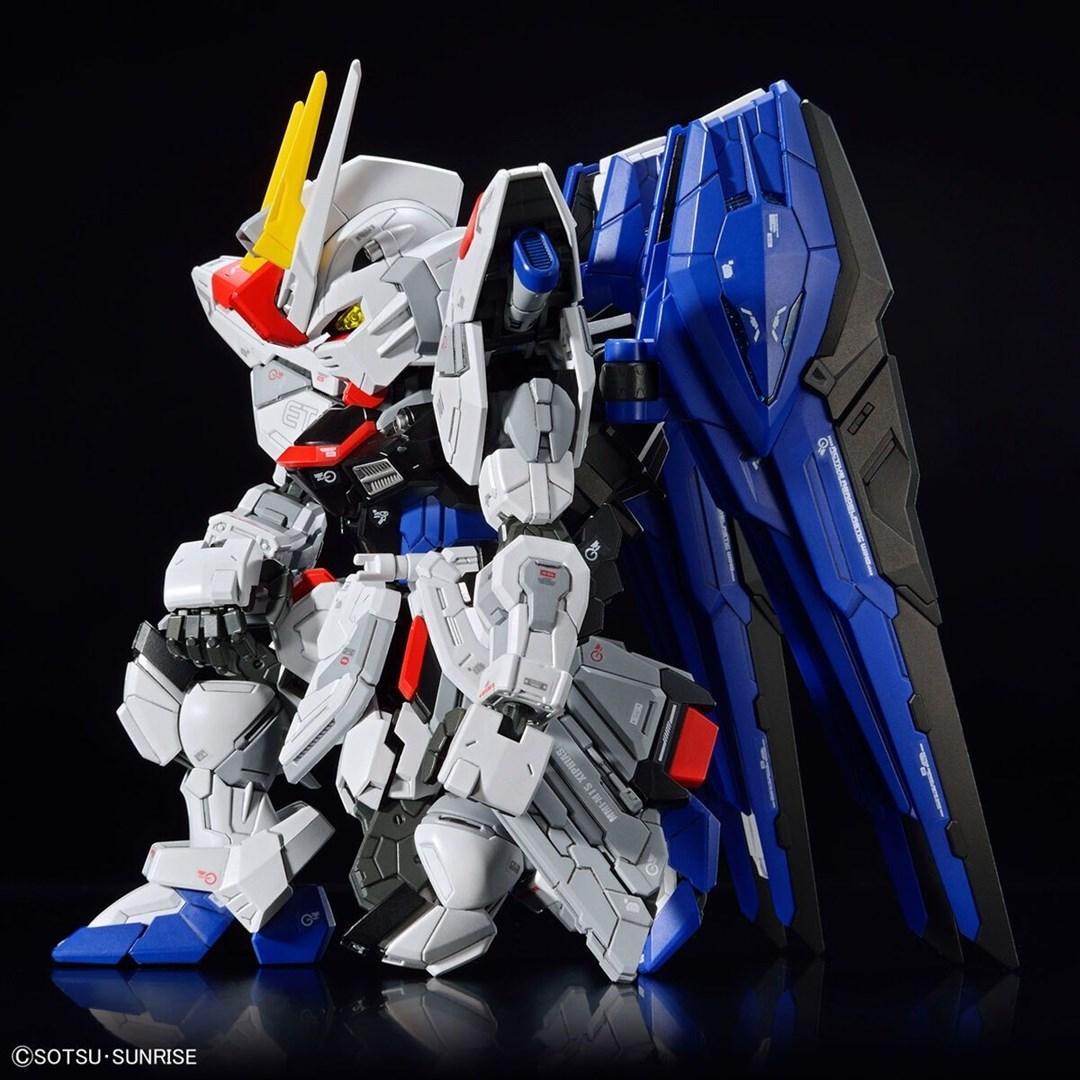 Bandai Kolekcinė Figūrėlė - MGSD Freedom Gundam 115 mm Judantis Modelis