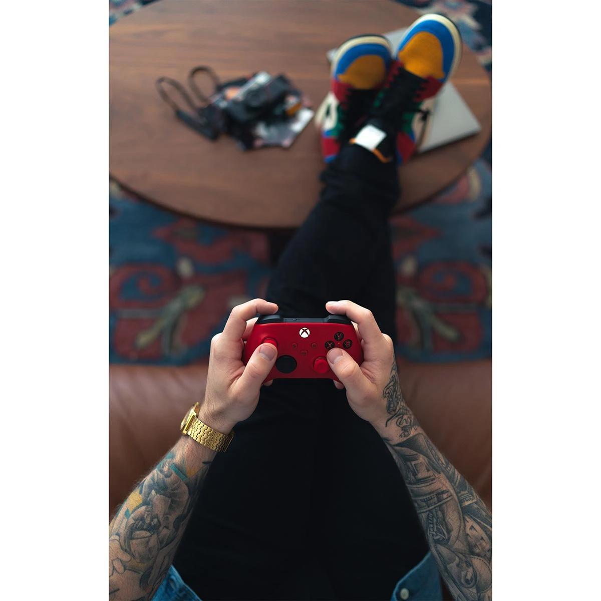 Žaidimų pultas Microsoft Xbox Series Wireless Controller, Raudonos spalvos