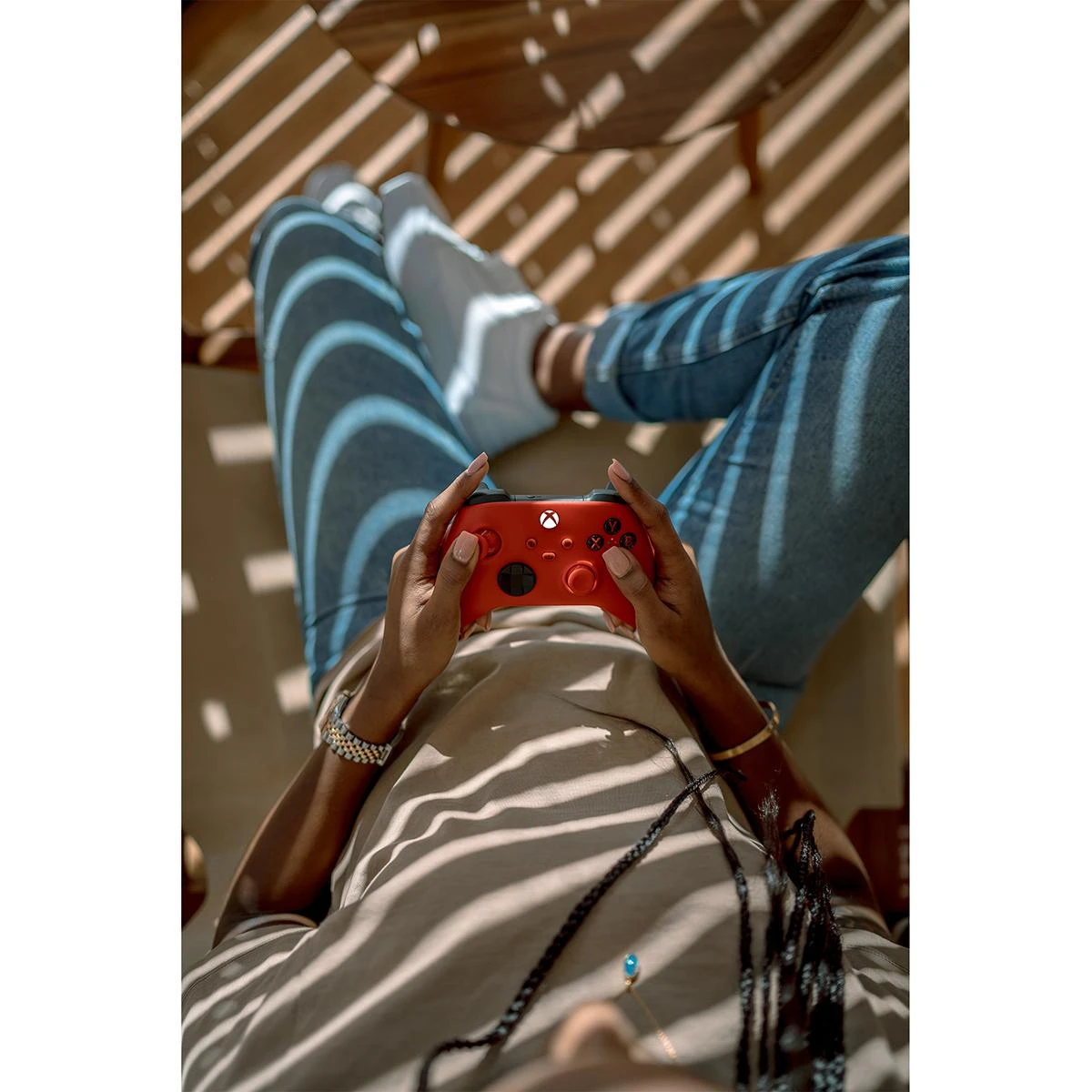Žaidimų pultas Microsoft Xbox Series Wireless Controller, Raudonos spalvos