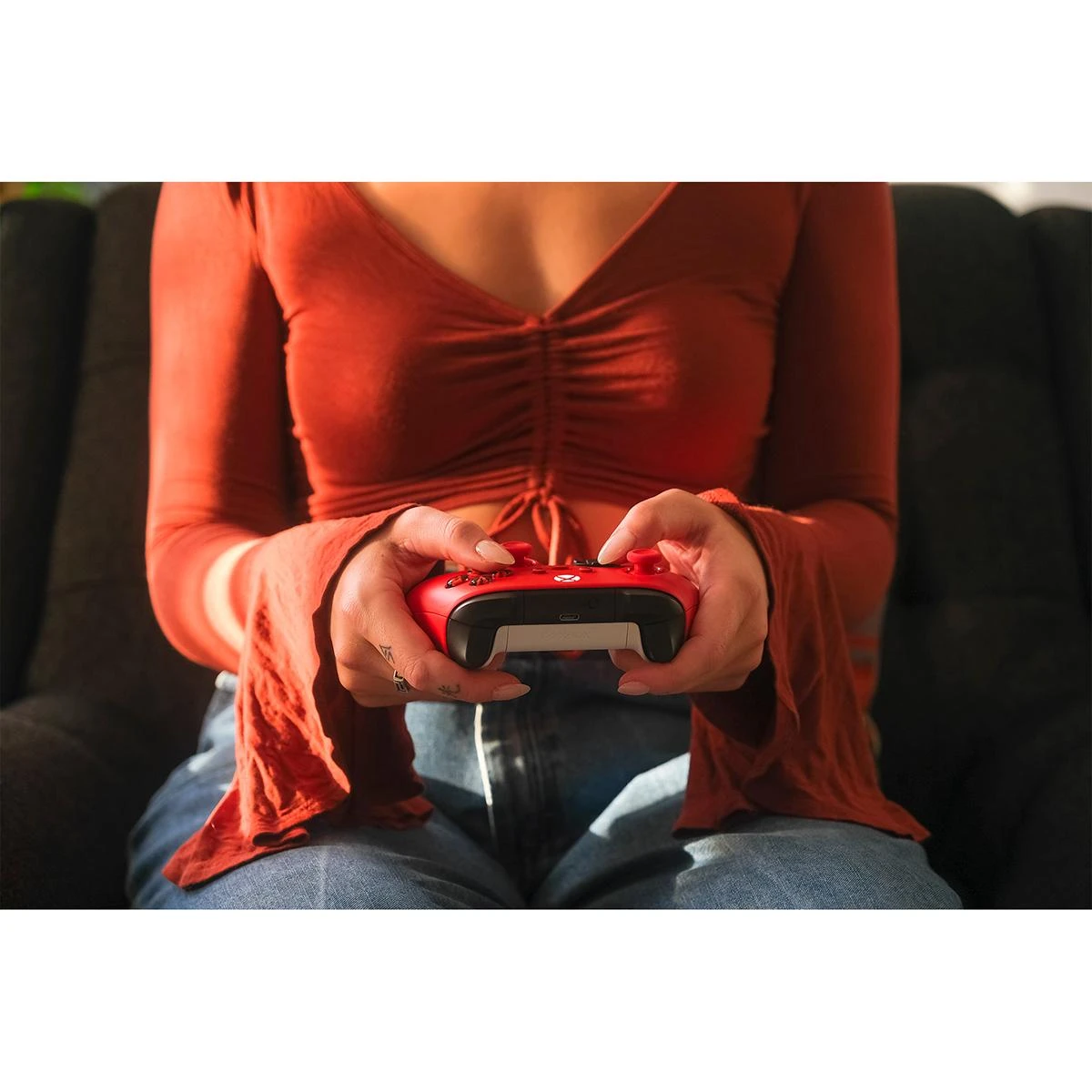 Žaidimų pultas Microsoft Xbox Series Wireless Controller, Raudonos spalvos
