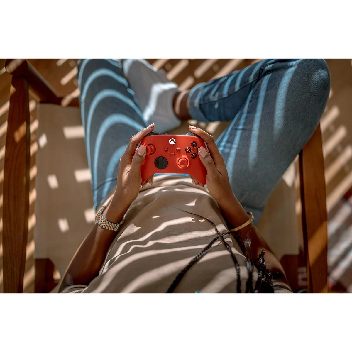Žaidimų pultas Microsoft Xbox Series Wireless Controller, Raudonos spalvos