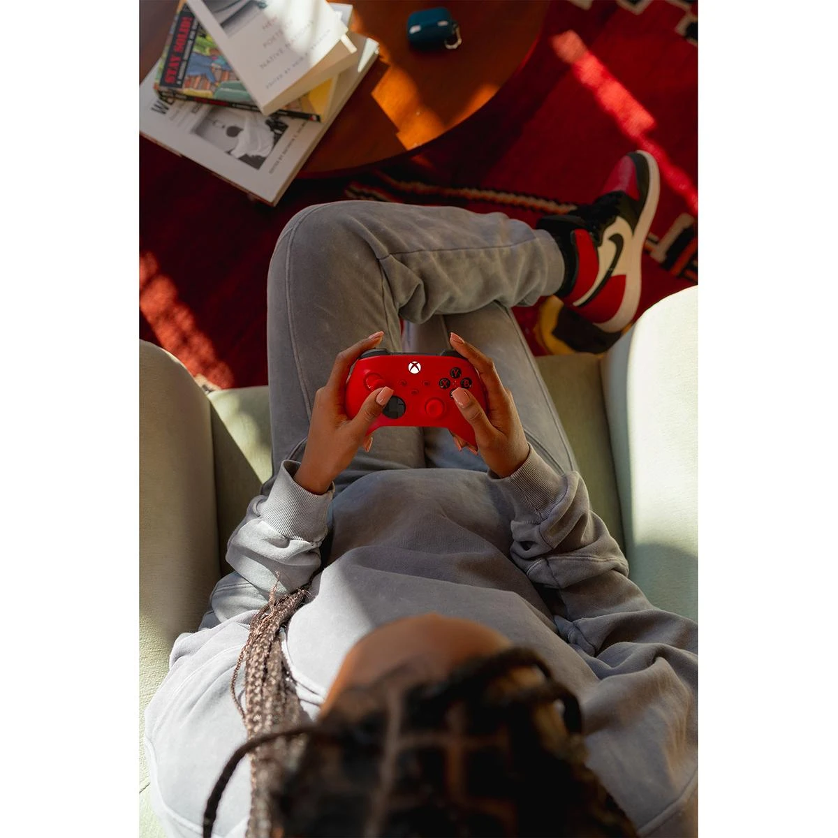 Žaidimų pultas Microsoft Xbox Series Wireless Controller, Raudonos spalvos