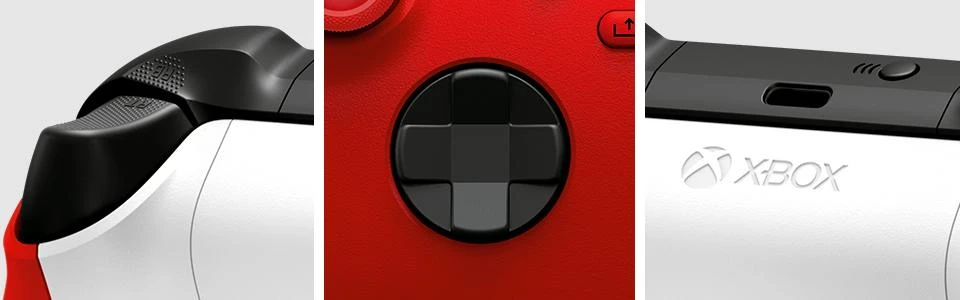 Žaidimų pultas Microsoft Xbox Series Wireless Controller, Raudonos spalvos