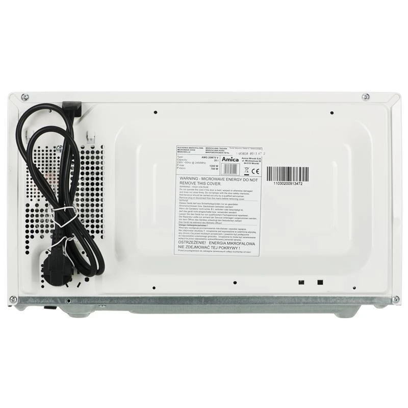 Mikrobangų krosnelė Cooker Amica AMG 20M70 V (700W, baltos spalvos)