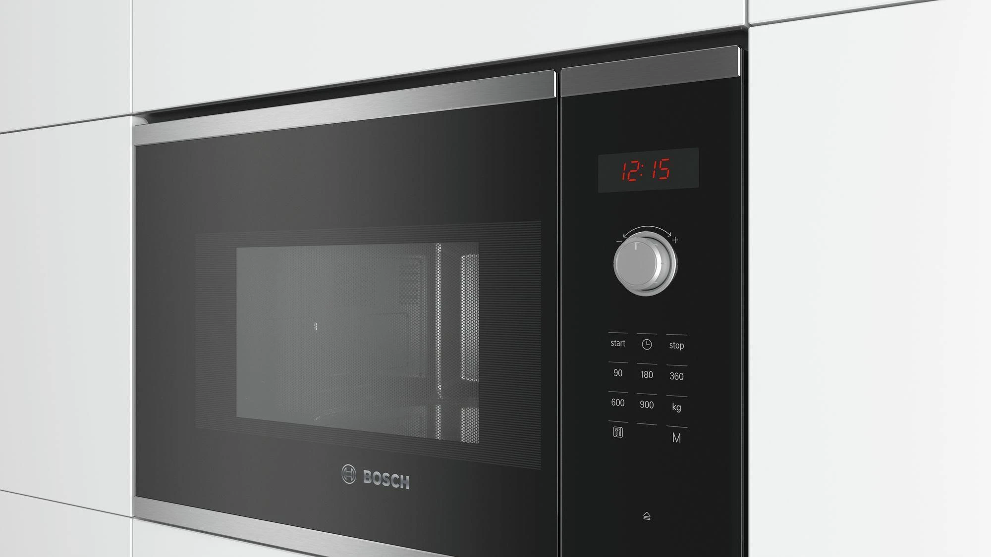 Mikrobangų krosnelė Cooker microwave BOSCH BFL553MS0 (900W, 25l, juodos spalvos)