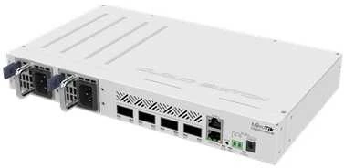 Maršrutizatorius MIKROTIK CRS504-4XQ-IN debesies komutatorius 4x 100G QSFP28 1x RJ45 100Mb/s