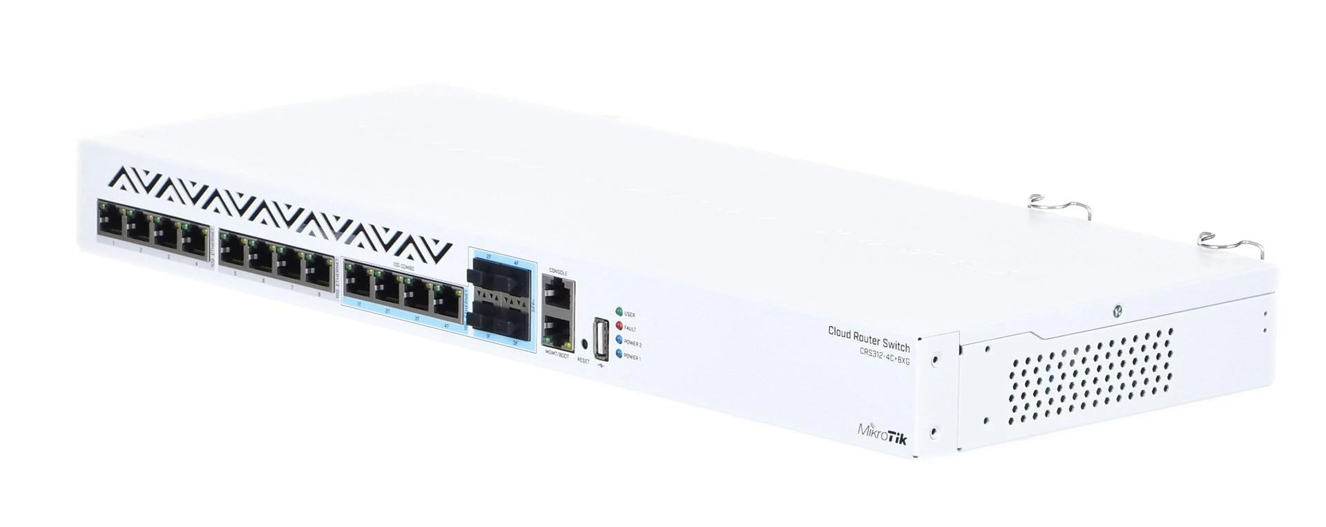 MikroTik Cloud Maršrutizatorius Switch 312-4C+8XG-RM su RouterOS L5, 1U ant stovo montuojamas korpusas | MikroTik