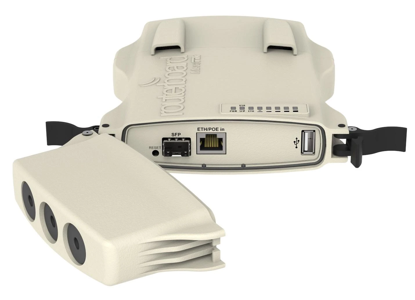 Maršrutizatorius Mikrotik NetMetal 5 Maitinimas per Eternetą (PoE)