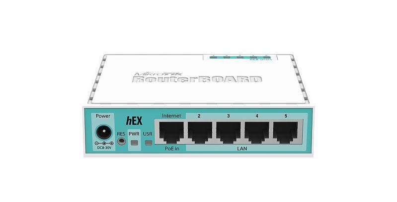 Šakotuvas „MikroTik“ laidinio Ethernet maršrutizatorius (be Wi-Fi) RB750Gr3, hEX, dviejų branduolių 880MHz procesorius, 256 MB RAM, 16 MB („MicroSD“), 5xGigabit LAN, USB, PCB ir įtampos temperatūros monitorius, pyptelėjimas, IP20, plastikinis korpusas, RouterOS L4 | MikroTik | Ethernet maršrutizatorius hEX | RB750Gr3 | Nėra Wi-Fi | Ethernet LAN (RJ-45) jungtys 5 | Nereikalingas tinklelio palaikymas | MU-MiMO Ne | Nėra mobiliojo plačiajuosčio ryšio | 1 | 12 mėn.