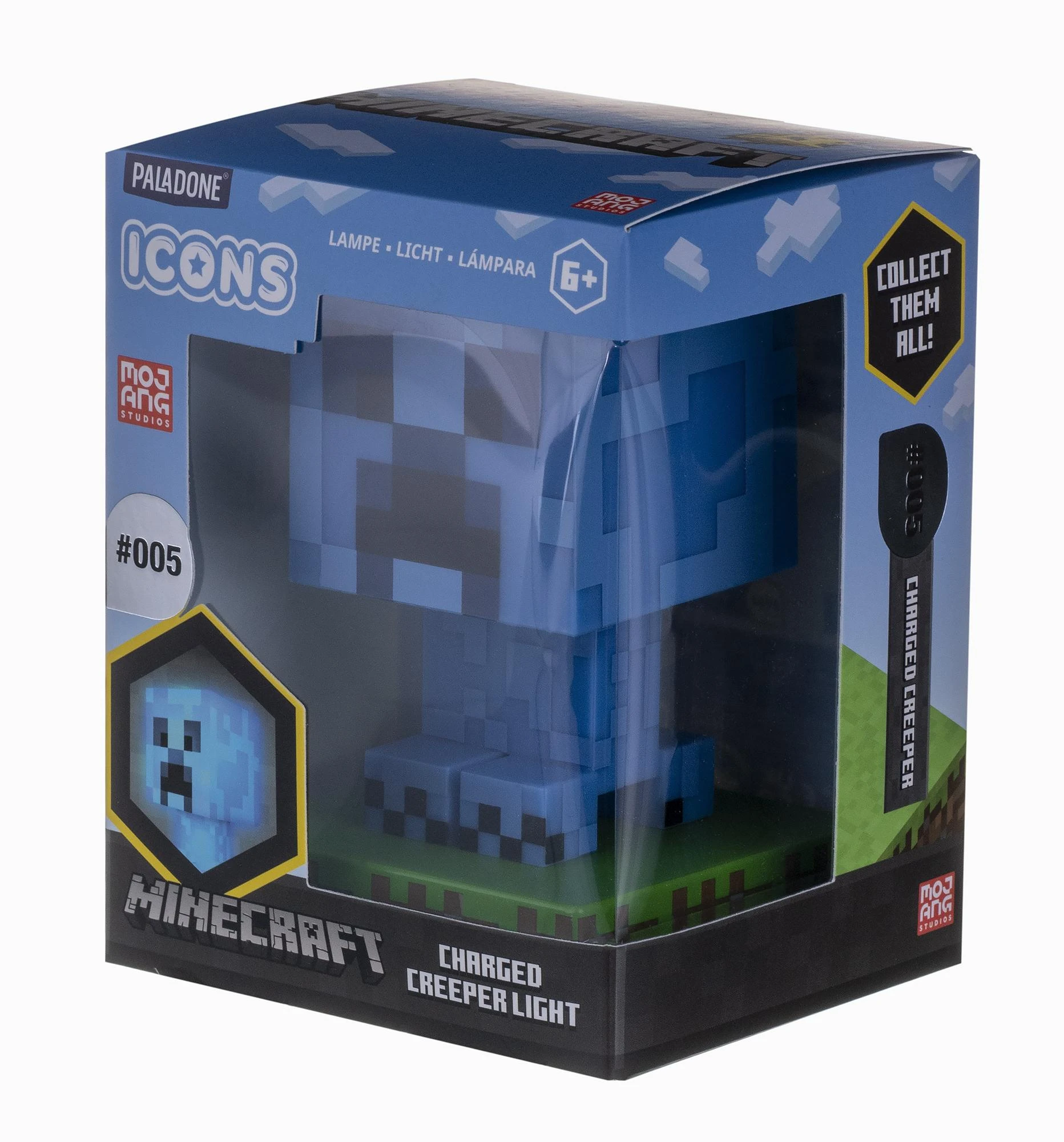 Paladone Minecraft Charged Creeper Icon lempa