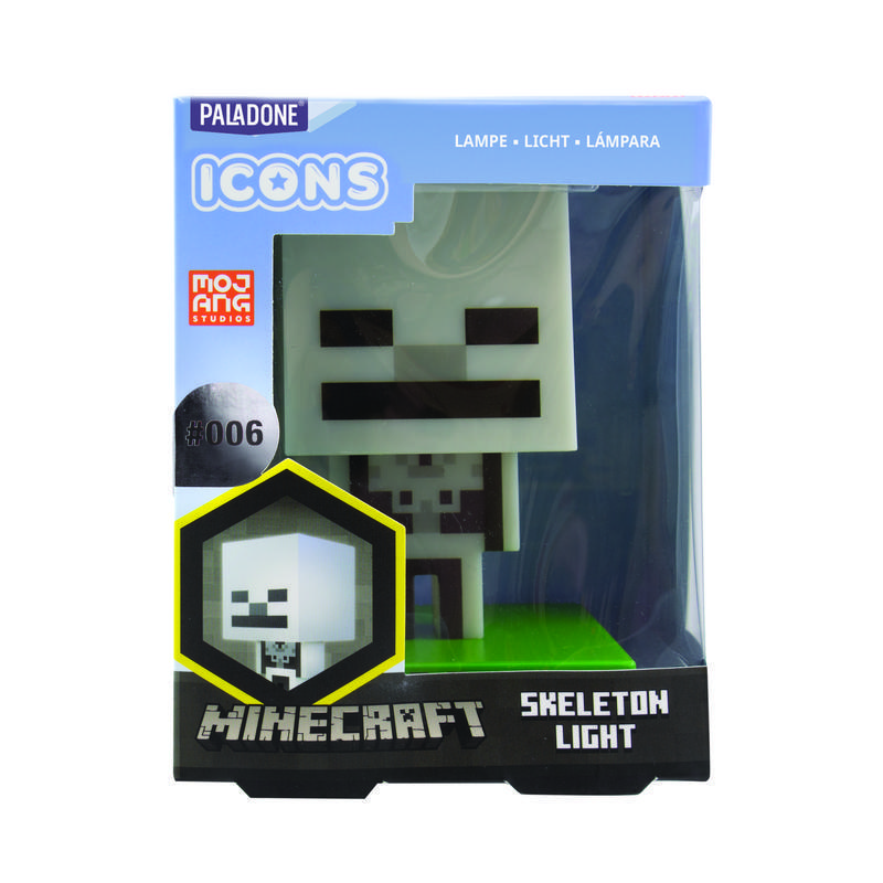 Paladone Minecraft Skeleton Icon lempa