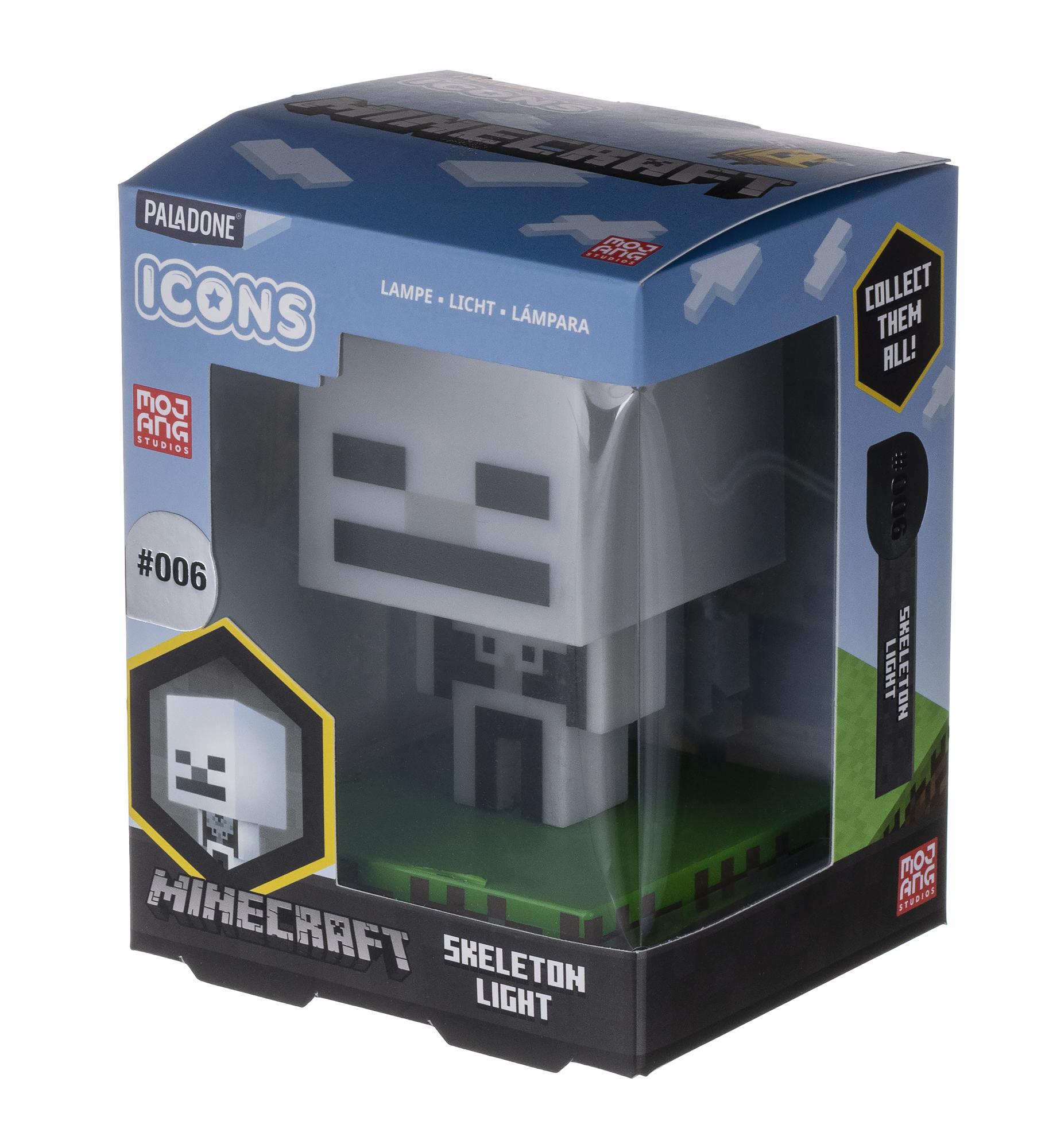 Paladone Minecraft Skeleton Icon lempa