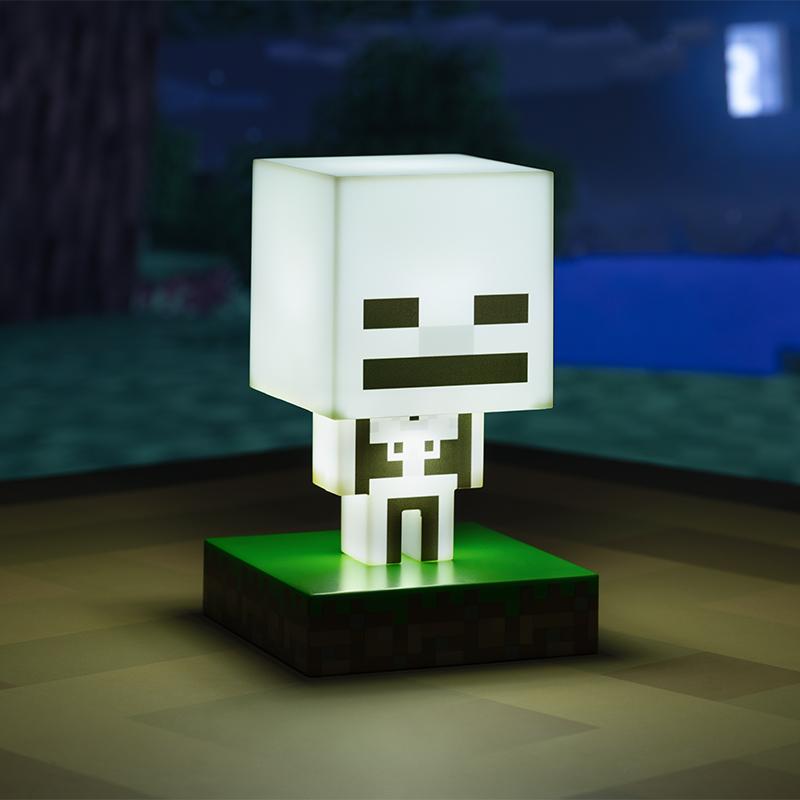 Paladone Minecraft Skeleton Icon lempa