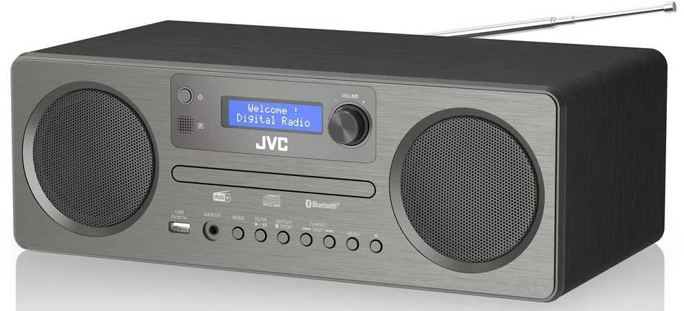 JVC Mini Tower RD-E861B-DAB