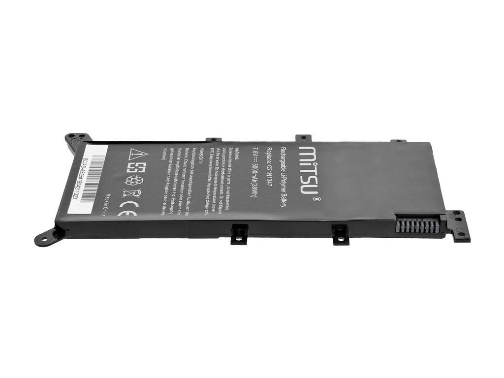 „Mitsu do Asus A555 F555 K555“ 5000 mAh (38 Wh) – 7,4–7,6 volto