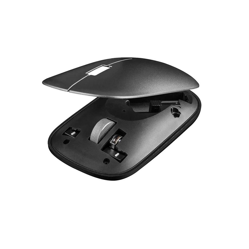 Belaidė Klaviatūra ir Pelė - Modecom 5200C Ergonomiška Juoda/Pilka